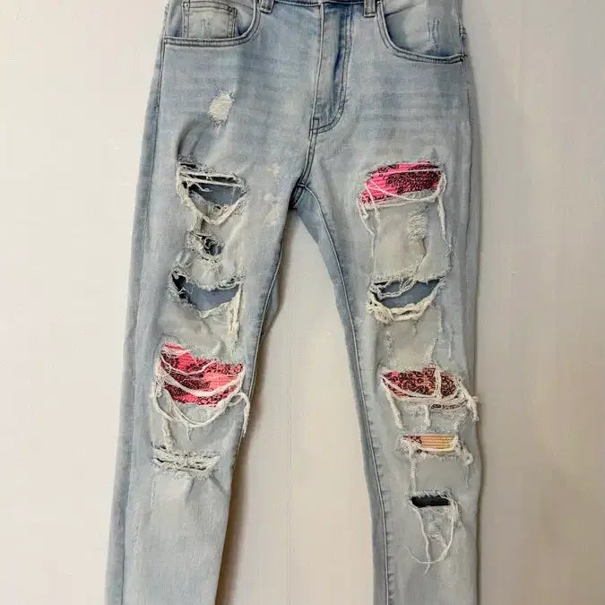 [BUNJANG] AMIRI MX1 Bandana Patch Skinny Jeans / 정품 아미리 AMIRI MX1 반다나 패치청바지 30인치 정가 160만원