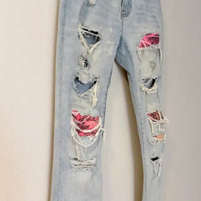 [BUNJANG] AMIRI MX1 Bandana Patch Skinny Jeans / 정품 아미리 AMIRI MX1 반다나 패치청바지 30인치 정가 160만원