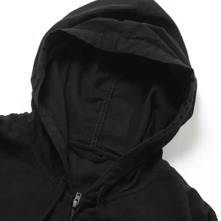 [BUNJANG] Comoli Oxford Zip Parka Black / 코모리 코튼 옥스 집 파카 블랙