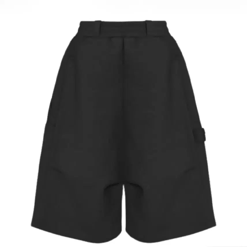 [BUNJANG] MJD x Coin Seoul Wide Carpenter Bermuda Pants Black / MJD x 코인서울 와이드 카펜터 버뮤다 팬츠 블랙