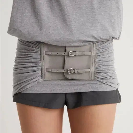 [BUNJANG] Paloma Wool Adriana II Belt Grey M/L / (새상품)[M/L] 팔로마울 Adriana II 벨트/그레이