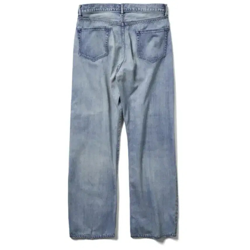 [BUNJANG] Auralee Faded Selvedge Light Denim Wide Pants (Light Indigo) / 오라리 auralee 데님