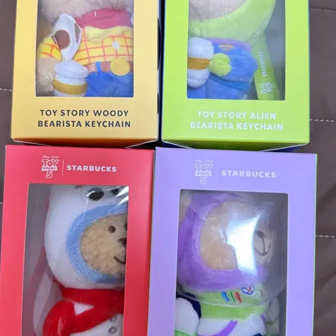[BUNJANG] Starbucks Toy Story Collaboration Keychain Bundle Set / 스타벅스 토이스토리 키링 일괄