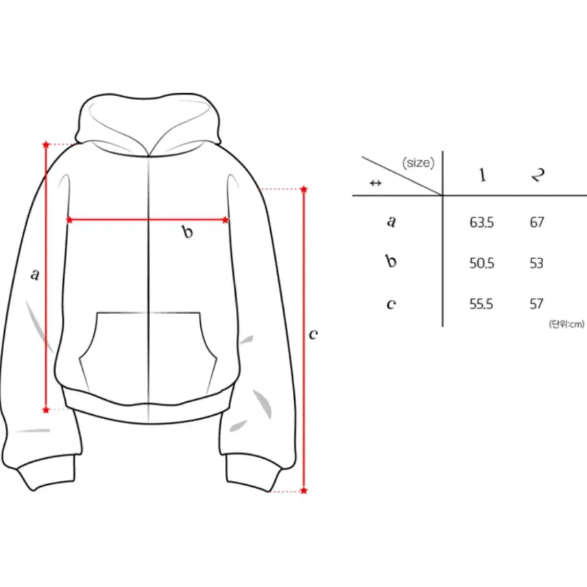 [BUNJANG] Benizoproject Damage Hooded Zip-up Black / 베니조프로젝트 데미지 후드집업 블랙