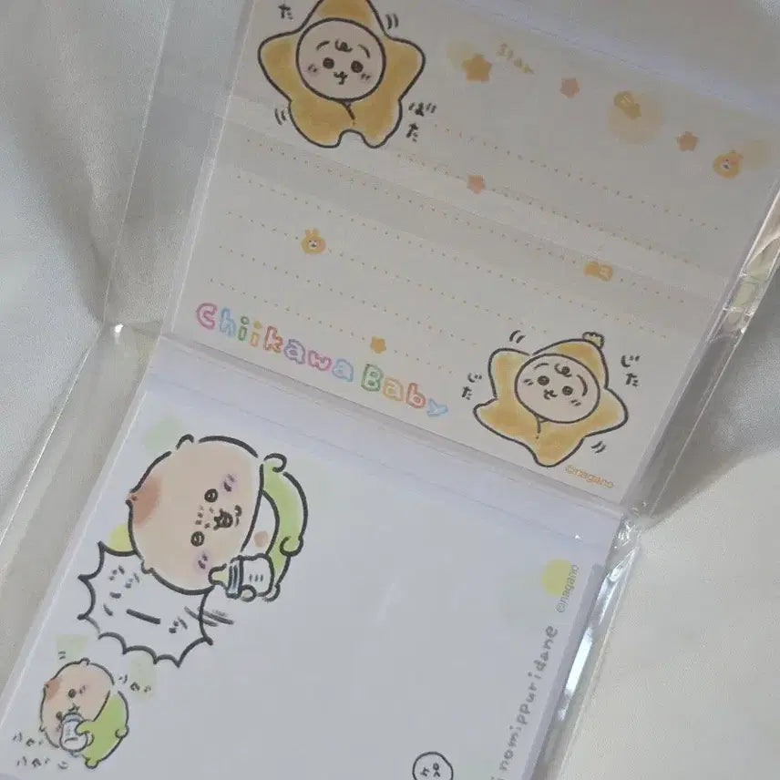 [BUNJANG] Chiikawa Market Baby Series Memo Pad Usagi / 치이카와 마켓 베이비 시리즈 메모지 별 우사기 팝니다.