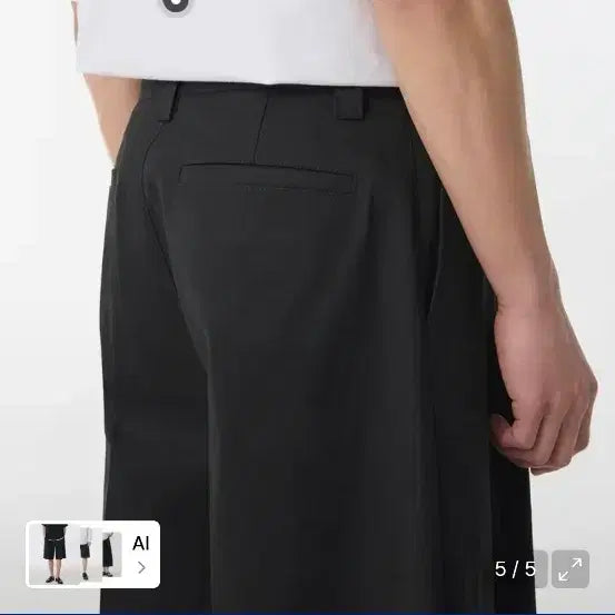 [SOLD OUT] 무신사 스탠다드 롱버뮤다 팬츠 블랙