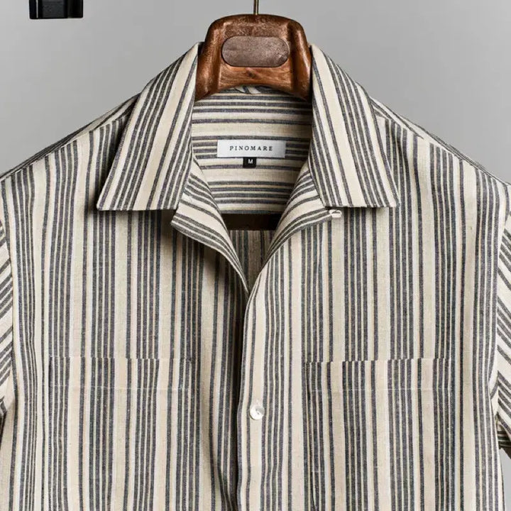 [BUNJANG] Pinomare Amalfi Short Sleeve Shirt (M) / 새상품 피노마레 남성 반팔 아말피 셔츠 M