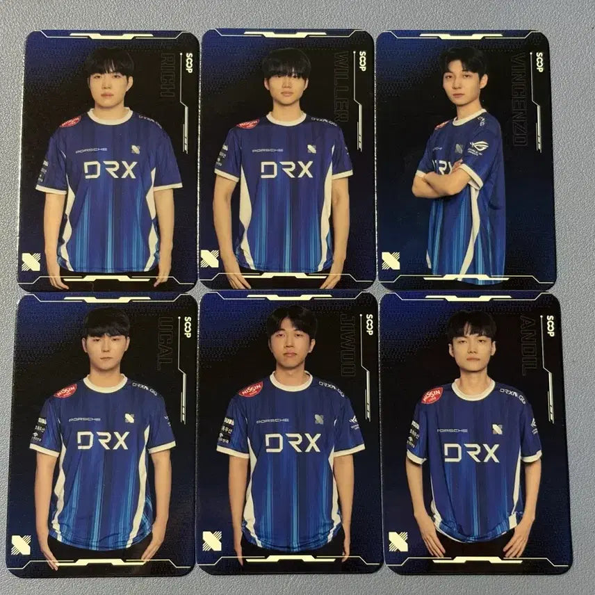 [BUNJANG] DRX x SOOP Photocard 6-Set Bundle / DRX x SOOP 포토카드 6종 세트