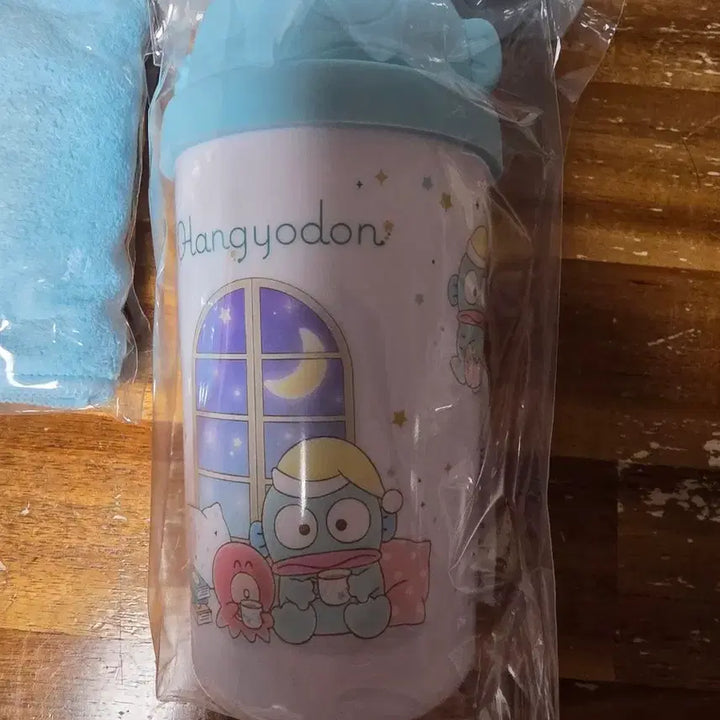 [BUNJANG] Hangyodon Mood Lamp, Face Towel, and Cup Set / 한교동 무드등 외
