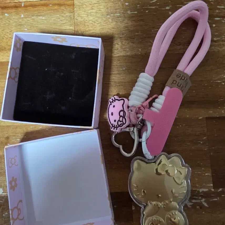 [BUNJANG] Sanrio Hello Kitty Pink Pattern Box / 산리오 헬로키티 핑크 패턴 박스