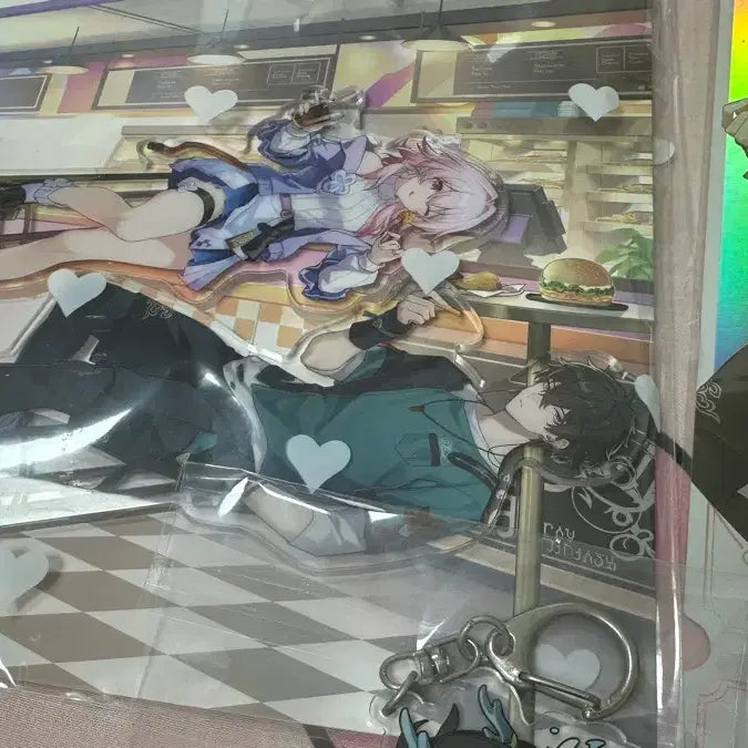 [BUNJANG] Honkai Star Rail Dan Heng &amp; March 7th Bu-rger King Collaboration Ticket Acrylic Stand Bundle Set / 일괄) 붕괴 스타레일 붕스 단항 삼칠이 부어치킨 콜라보 티켓 아크릴스탠드