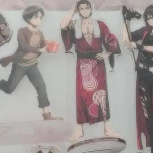 [BUNJANG] Attack on Titan Eren Acrylic Stand Bundle Set / 진격의 거인 에렌 아크릴 스탠드 일괄