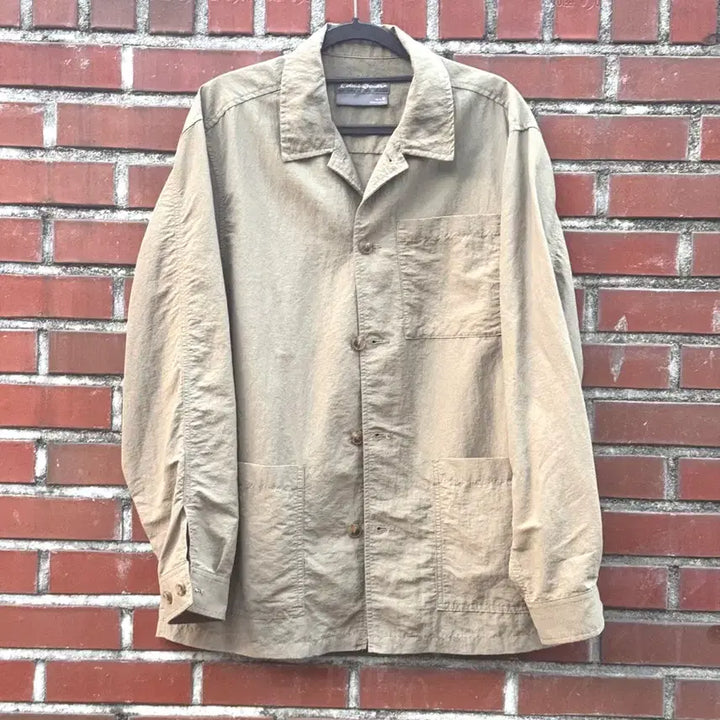 [BUNJANG] Eddie Bauer Cooling Shirt Jacket Beige / 포터리맛 Eddie Bauer 쿨링 셔츠자켓 베이지 100-105