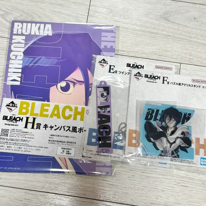 [BUNJANG] Bleach Kuchiki Rukia Acrylic Stand &amp; Shikishi Set / 블리치 쿠지 루키아 아크릴 ,보드 하위상 세트