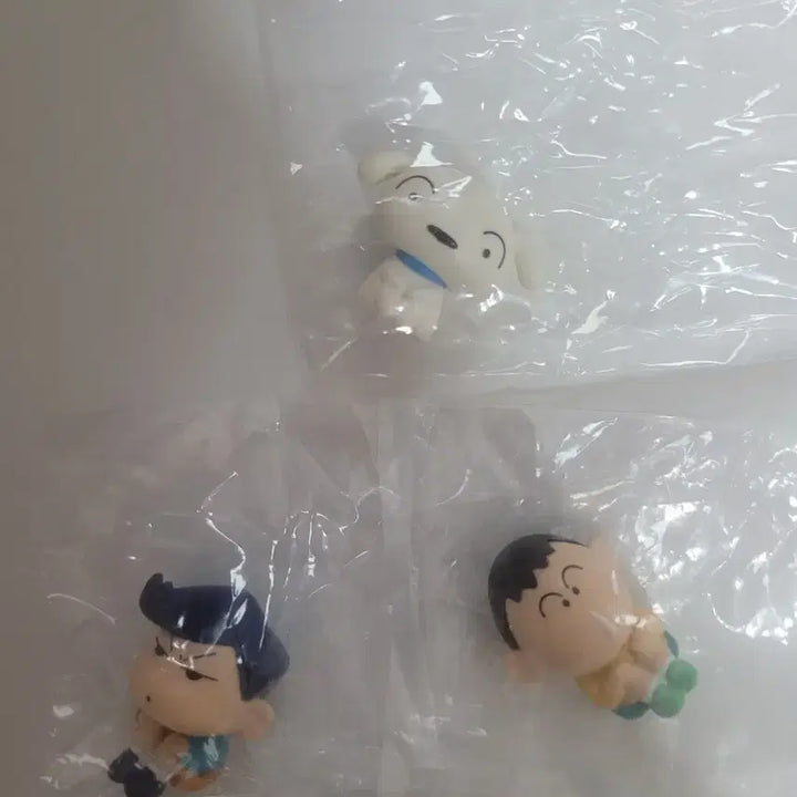 [BUNJANG] Crayon Shin-chan Gacha "What a Boring" Series Shiro, Nene, Bo, and Whitey 3-Piece Bundle Set / 짱구 가챠 마치보케 철수 맹구 흰둥이 3종 일괄