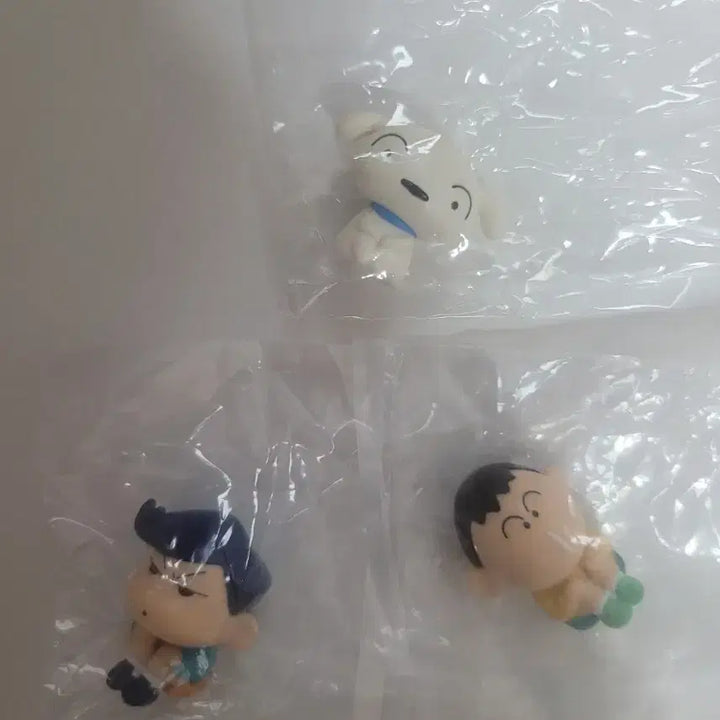 [BUNJANG] Crayon Shin-chan Gacha "What a Boring" Series Shiro, Nene, Bo, and Whitey 3-Piece Bundle Set / 짱구 가챠 마치보케 철수 맹구 흰둥이 3종 일괄