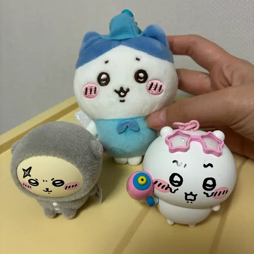 [BUNJANG] MINISO Chiikawa RAKKO Hachiware 3-Figure Bundle Set / [일괄] 미니소 치이카와 랏코 하치와레 3종 판매합니다