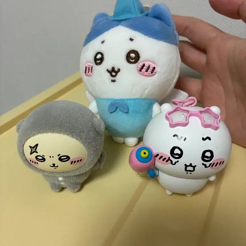 [BUNJANG] MINISO Chiikawa RAKKO Hachiware 3-Figure Bundle Set / [일괄] 미니소 치이카와 랏코 하치와레 3종 판매합니다