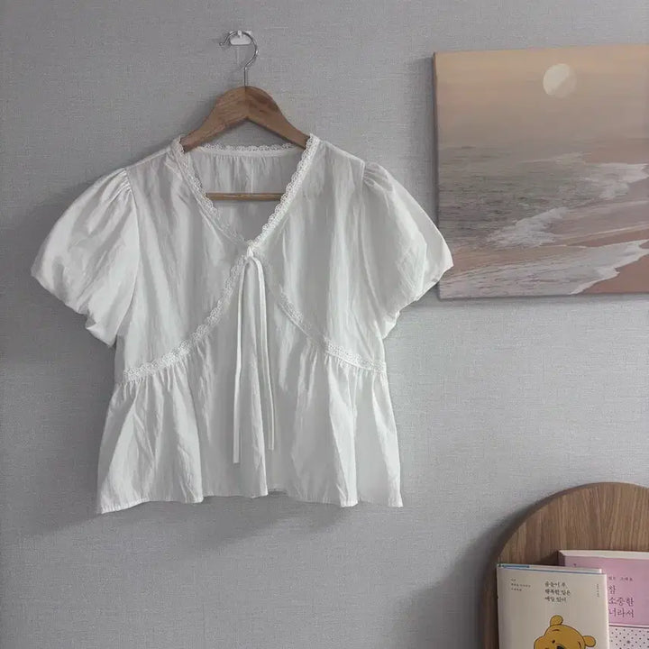 [BUNJANG] White Blouse / (새상품)화이트 블라우스