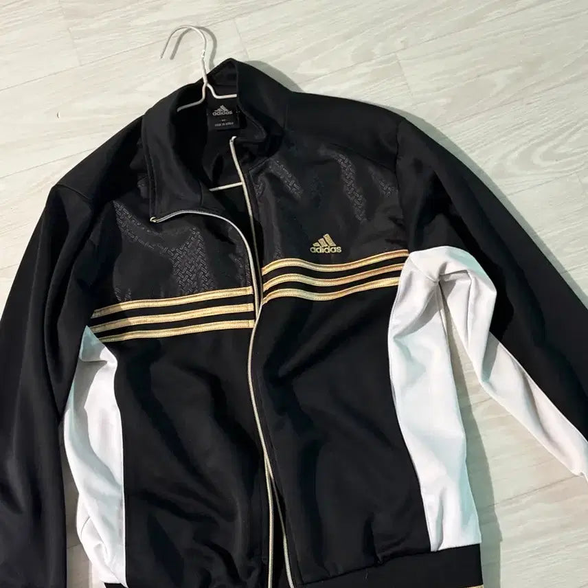 [BUNJANG] Vintage Adidas Track Top Jersey Black / 빈티지 아디다스 트랙탑 져지 블랙