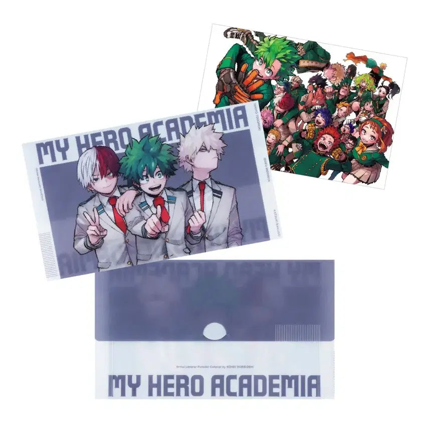 [BUNJANG] My Hero Academia Art Exhibition Clear Case Postcard Set - The Beginning / 나의히어로아카데미아 원화전 클리어케이스 엽서세트 더비기닝