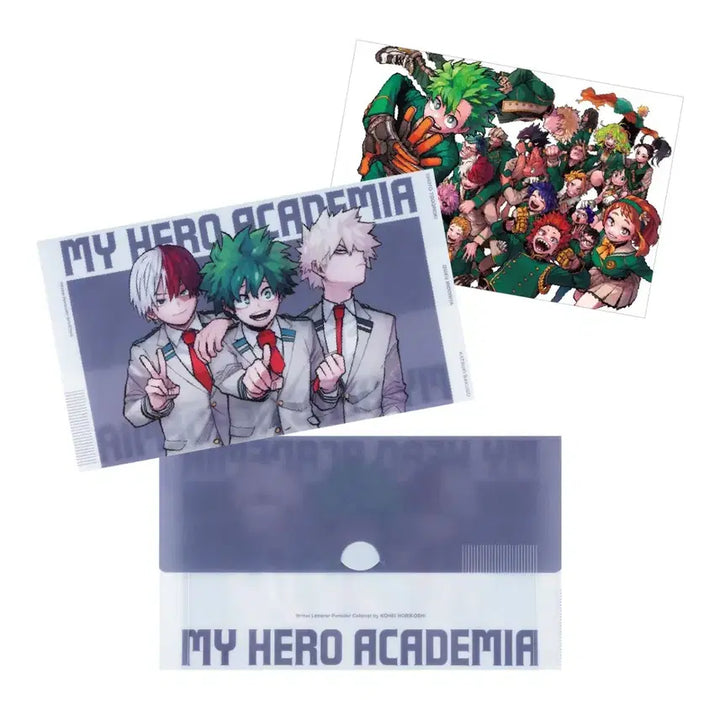 [BUNJANG] My Hero Academia Art Exhibition Clear Case Postcard Set - The Beginning / 나의히어로아카데미아 원화전 클리어케이스 엽서세트 더비기닝