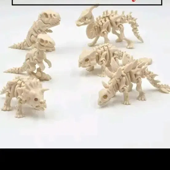 [BUNJANG] Dinosaur Skull Figure Set (6 Types) / 공룡 해골 피규어 6종 세트