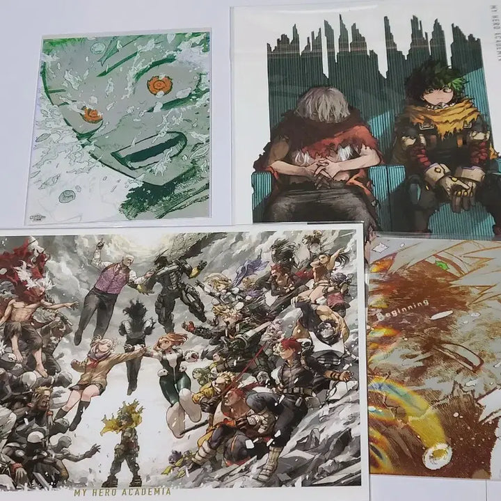 [BUNJANG] My Hero Academia Art Exhibition Limited Key Visual Postcard Set / 나의히어로아카데미아 원화전 한정공식 키비주얼 엽서 2매세트 굿즈