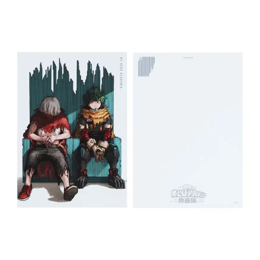 [BUNJANG] My Hero Academia Art Exhibition Limited Key Visual Postcard Set / 나의히어로아카데미아 원화전 한정공식 키비주얼 엽서 2매세트 굿즈
