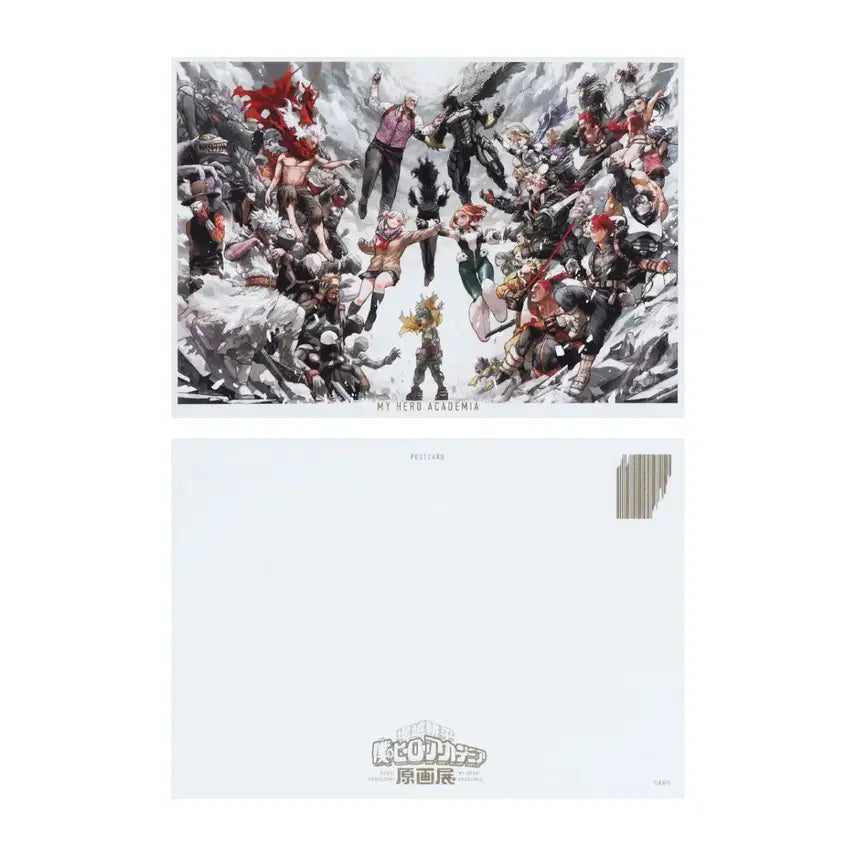 [BUNJANG] My Hero Academia Art Exhibition Limited Key Visual Postcard Set / 나의히어로아카데미아 원화전 한정공식 키비주얼 엽서 2매세트 굿즈