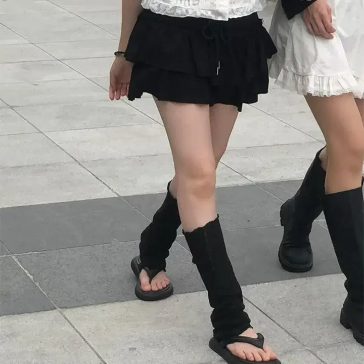 [BUNJANG] Anymore Aju Kang Kang Skirt Pants / (새상품) 애니원모어 아쥬 캉캉 치마바지