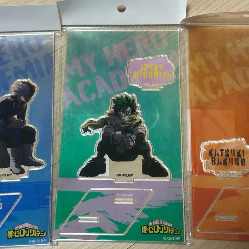 [BUNJANG] My Hero Academia Twilight Acrylic Standee Bundle (Midoriya, Bakugo, Todoroki) / 히로아카 트와일라잇 미도리야, 바쿠고, 토도로키 아크릴 일괄
