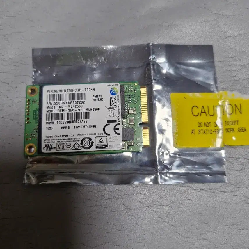 [BUNJANG] Samsung MSATA 256GB SSD / ssd msata 256g 삼성 판매 합니다.