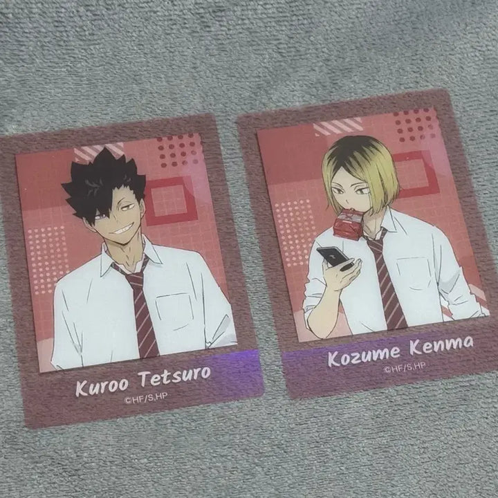 [BUNJANG] Haikyuu!! Tetsuro Kuroo &amp; Kozume Kenma Lunchtime Acrylic Card Bundle Set / (일괄)쿠로 켄마 아크릴 카드 점심시간