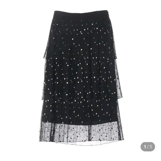 [BUNJANG] SJSJ Polka Dot Tiered Tulle Skirt / 에스제이에스제이 SJSJ 도트 패턴 티어드 튤 스커트
