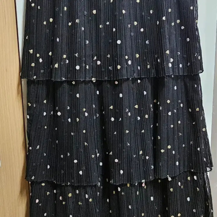 [BUNJANG] SJSJ Polka Dot Tiered Tulle Skirt / 에스제이에스제이 SJSJ 도트 패턴 티어드 튤 스커트