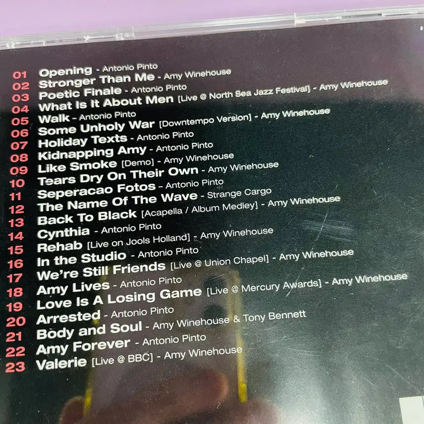 [BUNJANG] Amy Winehouse AMY (Original Motion Picture Soundtrack) CD / [중고음반/CD] 에이미 AMY 영화음악 OST (에이미 와인하우스)