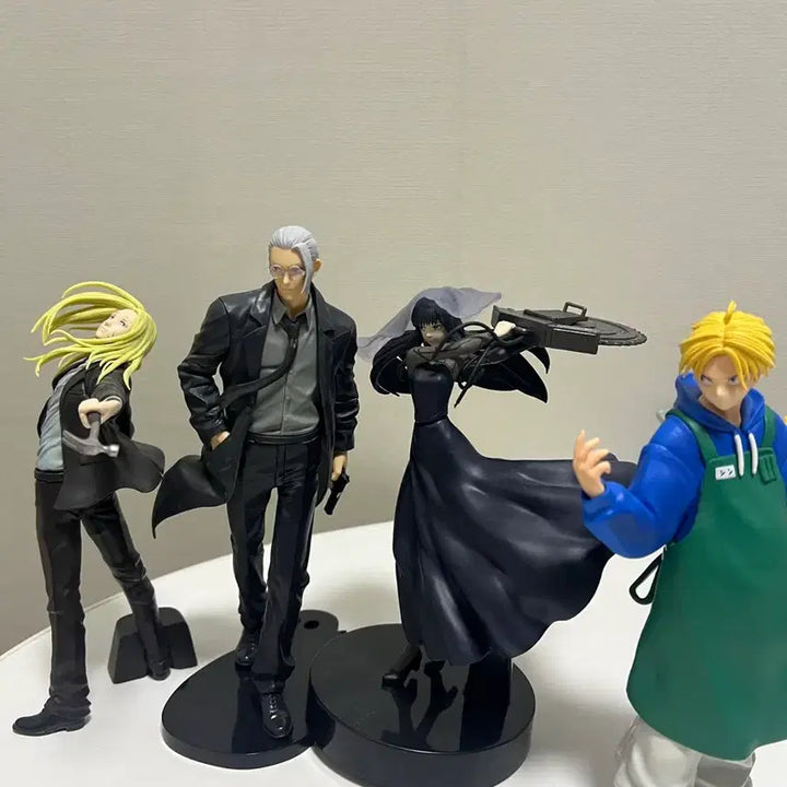 [BUNJANG] Sakamoto Days 4-Figure Set (Taro, Shin, Osaragi, Shishiba) / 사카모토 데이즈 피규어 4종 세트 판매 (타로,신,오사라기,시시바)