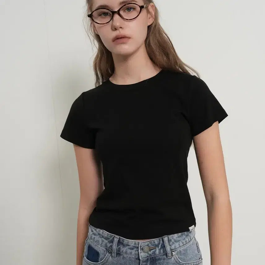 [BUNJANG] General Idea Soft Slim Fit Short Sleeve T-Shirt / 제너럴아이디어 소프트 슬림핏 반팔 티셔츠