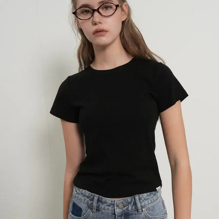 [BUNJANG] General Idea Soft Slim Fit Short Sleeve T-Shirt / 제너럴아이디어 소프트 슬림핏 반팔 티셔츠