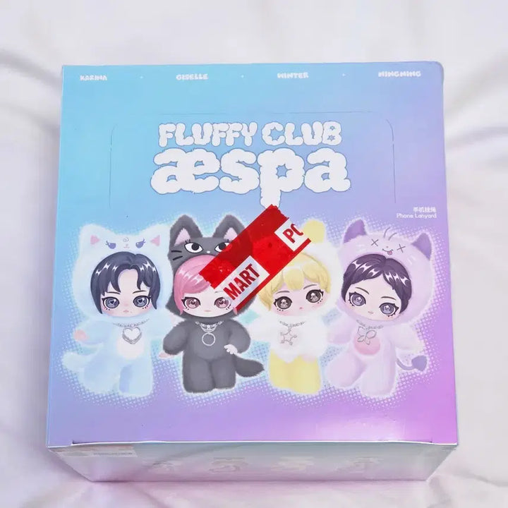[BUNJANG] Aespa POP MART Fluffy Club Series Phone Strap / 에스파 팝마트 플러피클럽 시리즈 휴대폰스트랩