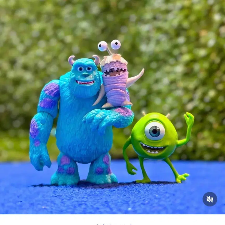 [BUNJANG] Monsters, Inc. Mini Figure Set (3 Types) / 몬스터 주식회사 미니피규어 3종세트
