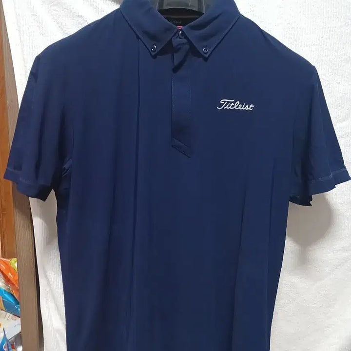 [BUNJANG] Titleist Golf Apparel Short Sleeve Polo Shirt Navy 100 / 타이틀리스트 골프웨어 반팔 카라티 네이비100