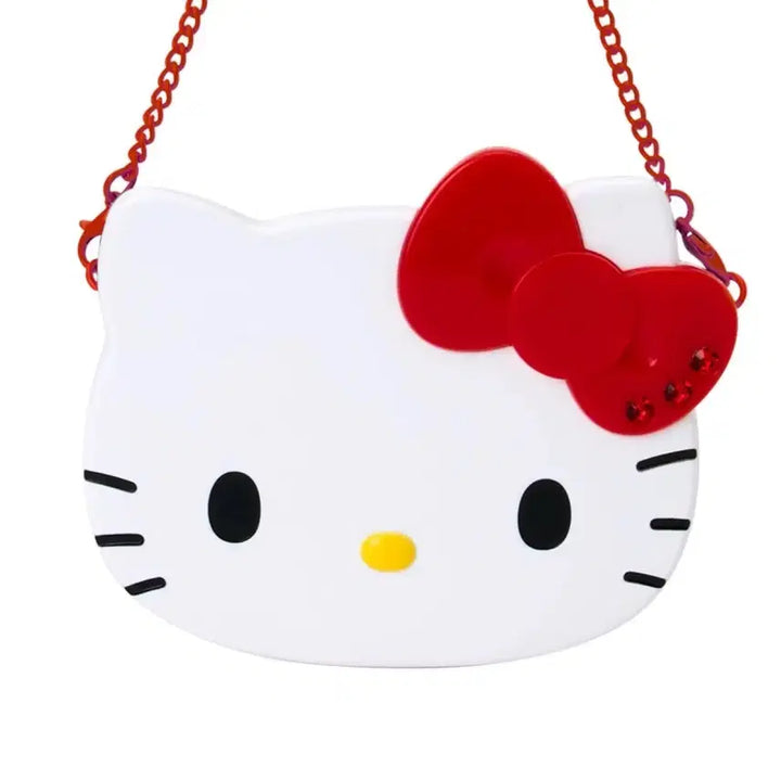 [BUNJANG] Sanrio Hello Kitty I Love Hello Kitty Double-Sided Mirror with Chain / [산리오 정품] 헬로키티 체인 양면 거울 (I Love Hello Kit