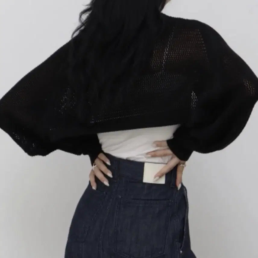 [BUNJANG] Trimingbird Knit Bolero Set-up White / 트리밍버드 볼레로 셋업 화이트