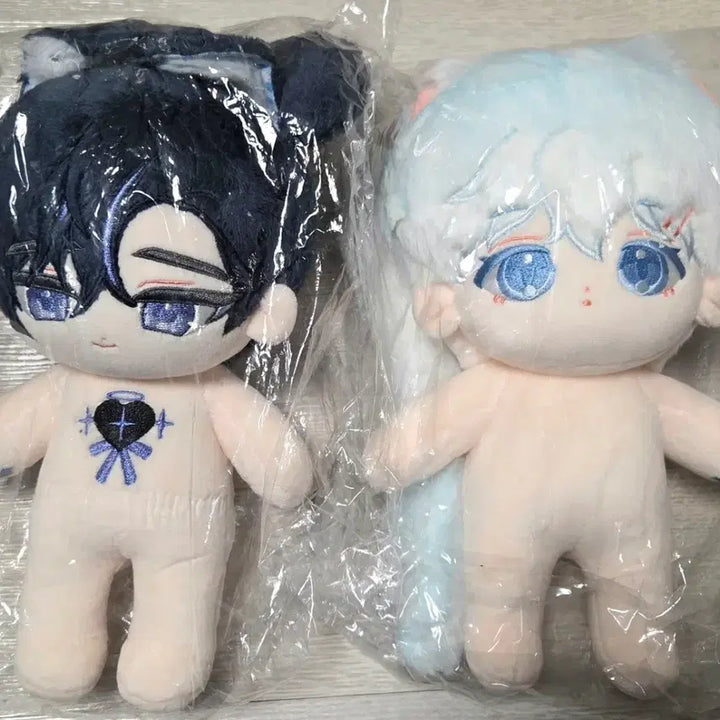 [BUNJANG] 20cm Unlabeled Plush Doll Bundle Set / 무속성 무솜 20cm 솜인형 4체 일괄