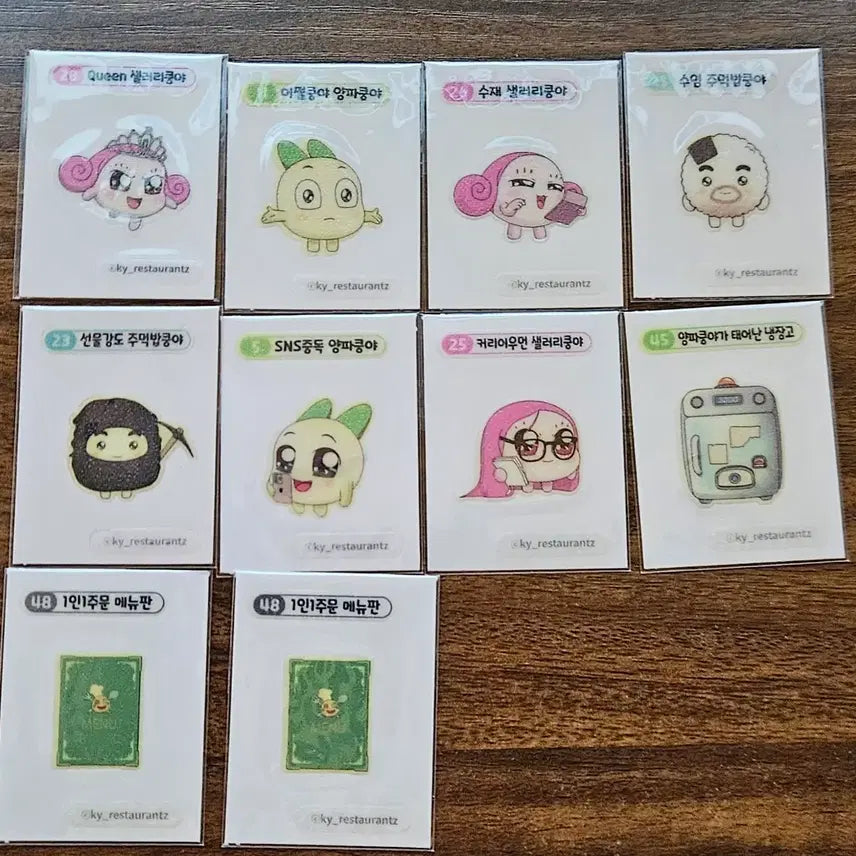 [BUNJANG] Kungya Sticker Set / 쿵야 띠부 띠부씰 띠부띠부씰