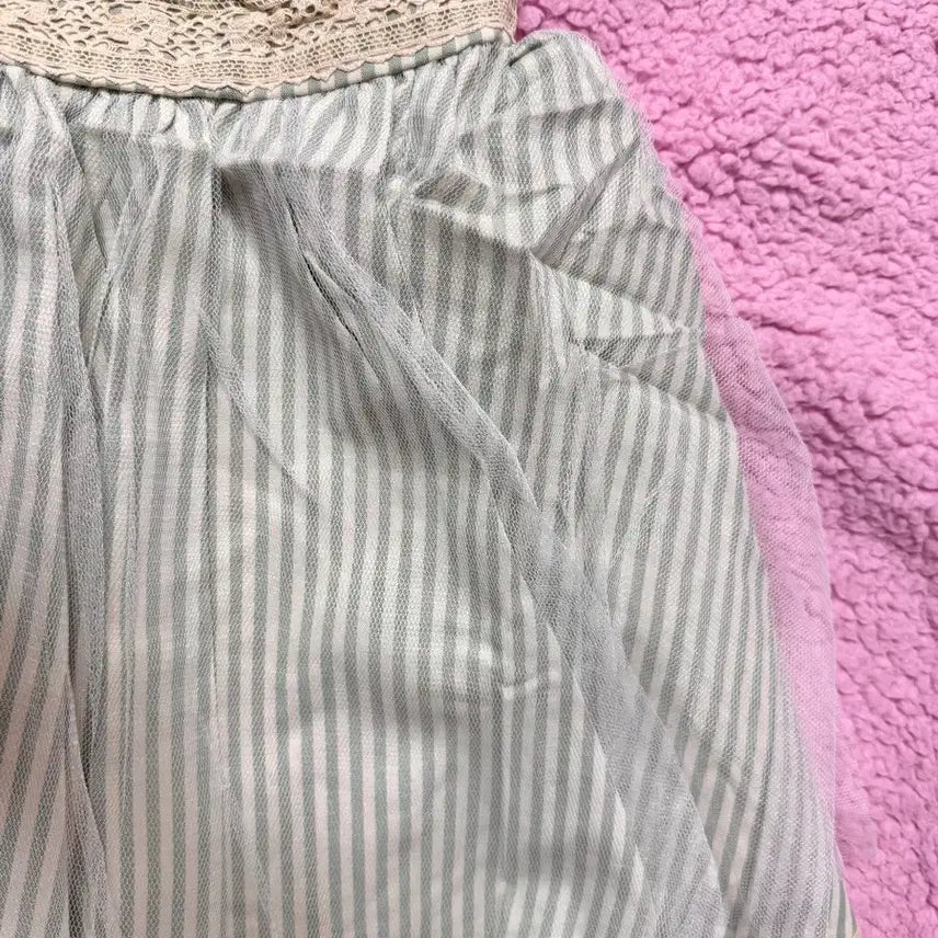 [BUNJANG] Liz Lisa Mint Core Stripe Frill Dress / 리즈리사 고전 핀터깔 대대장 히메카지 라떼갸루 히메갸루 민트코어 원피스