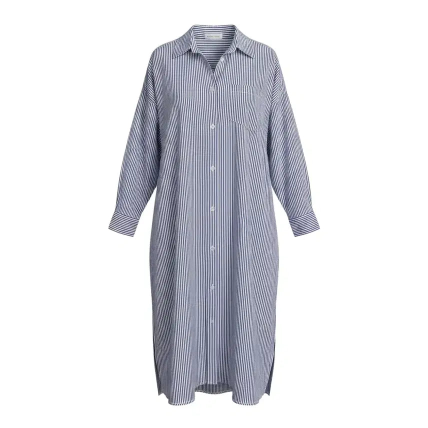 [BUNJANG] 86 Project Striped Shirt Dress / 여성F/ 86프로젝트 스트라이프 셔츠 원피스 22-3
