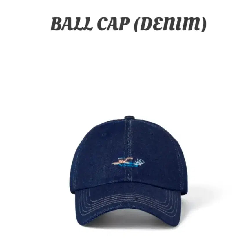 [BUNJANG] BTS Denim Ball Cap / BTS Ball Cap (DENIM) SWIM 볼캡